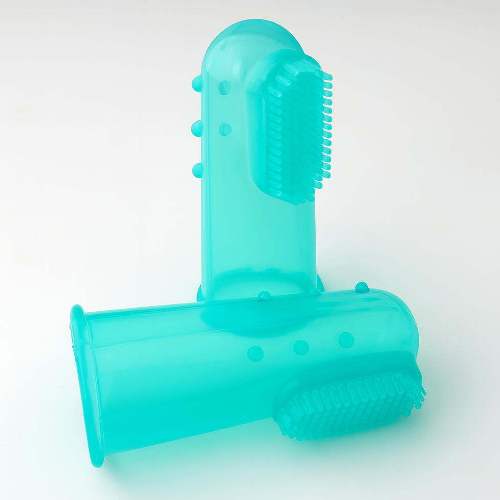 Silicone Finger Toothbrush for Pets - Safe and Non-Toxic
