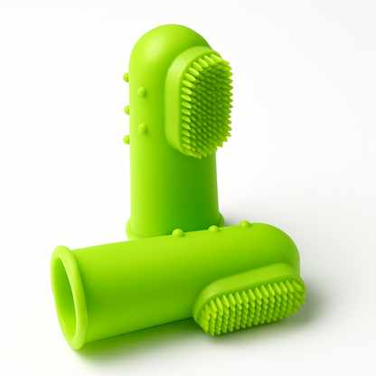 Silicone Finger Toothbrush for Pets - Safe and Non-Toxic